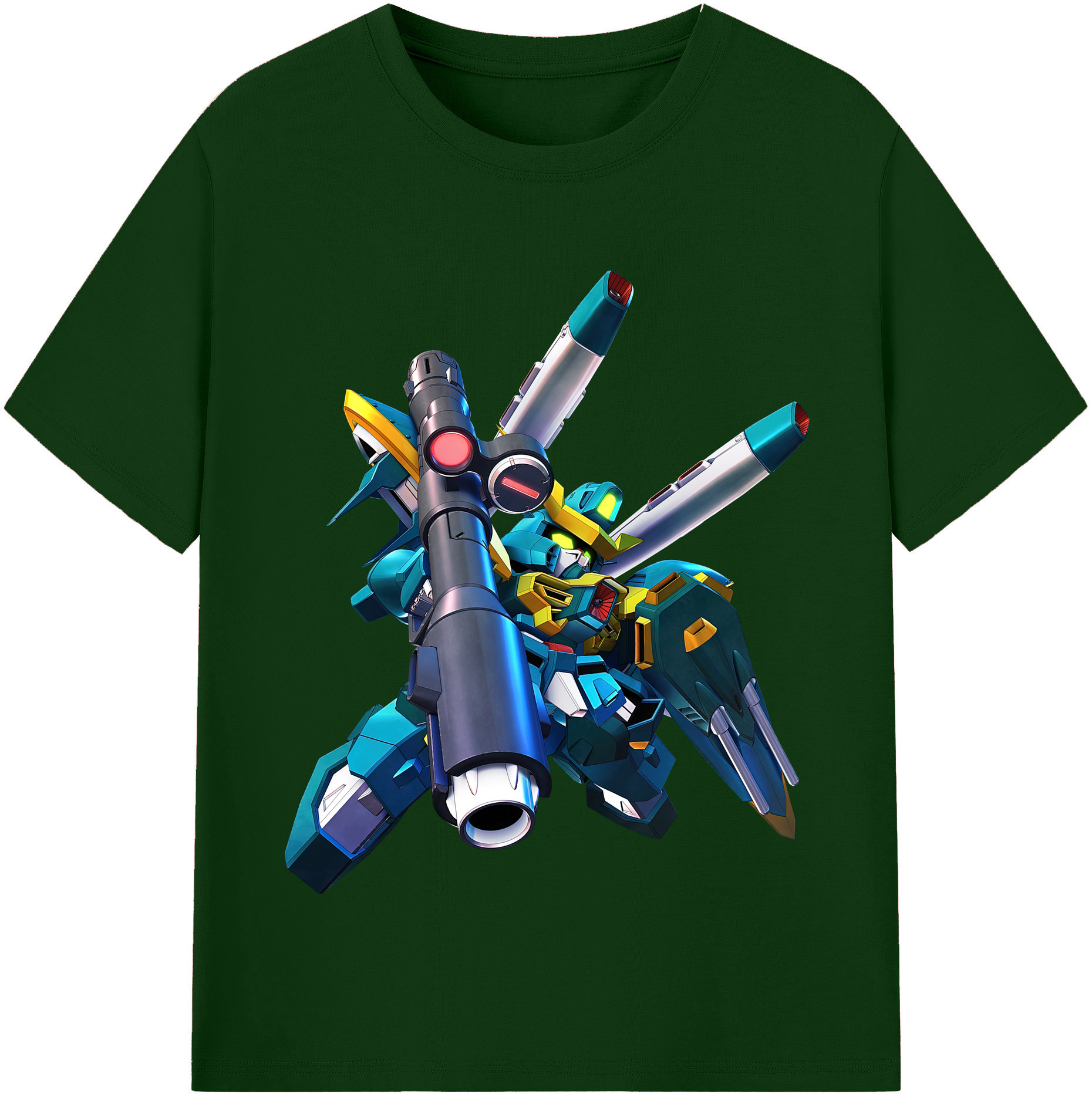 （画像用） 機動戦士ガンダム Mobile Suit Gundam 綿100％半袖Tシャツ（フロントプリント）
